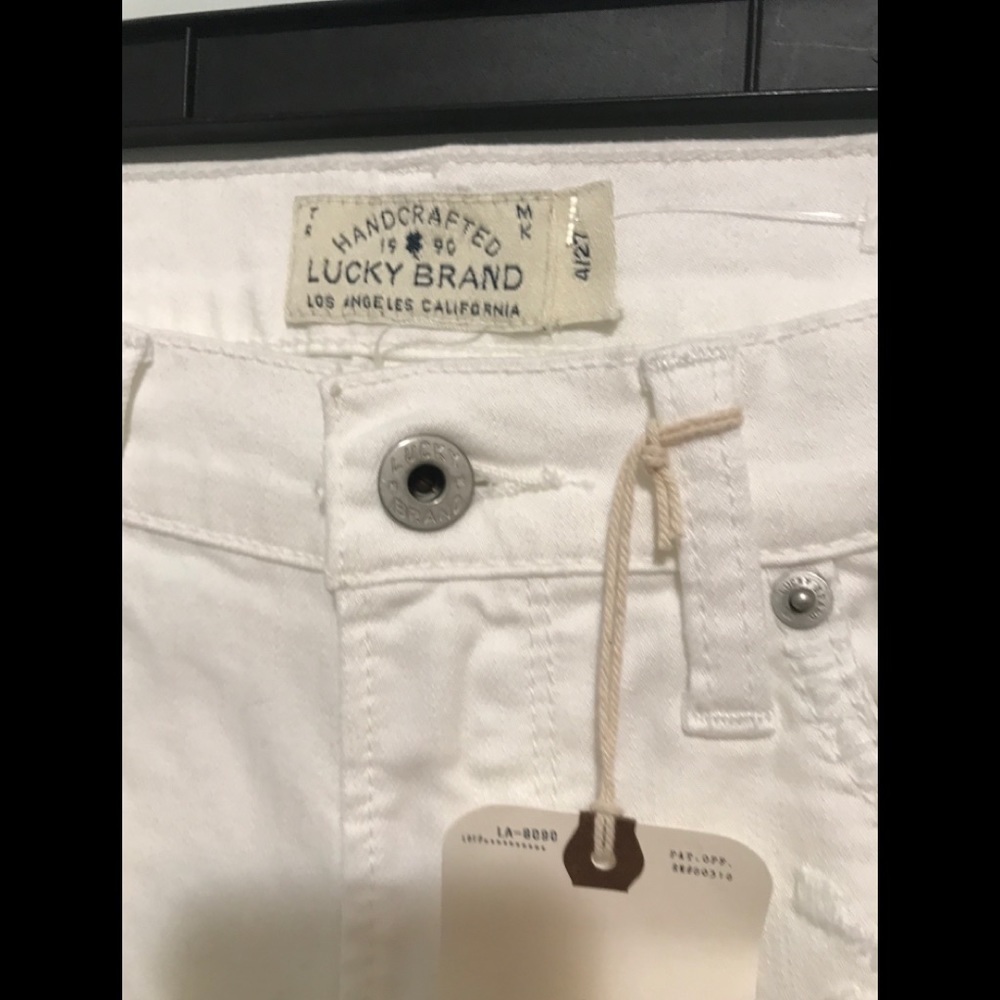lucky brand roll up crafted emboidered shorts c3. - Picture 15 of 16